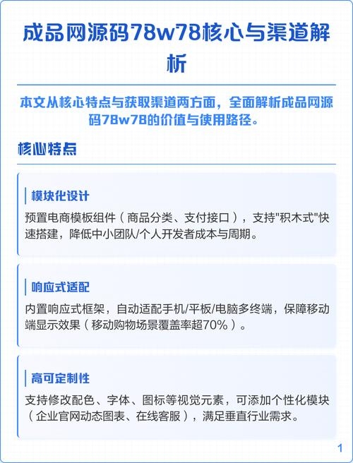 成品网源码78w78使用方法详解插图