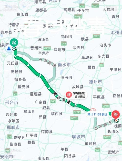 行唐至石家庄路线解析插图