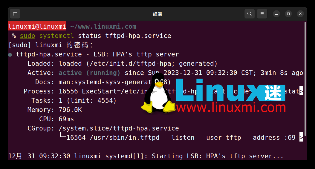 开启TFTP服务器指南，步骤与命令插图