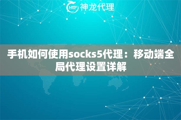 手机IP固定地址设置方法详解插图 手机IP固定地址设置方法详解插图