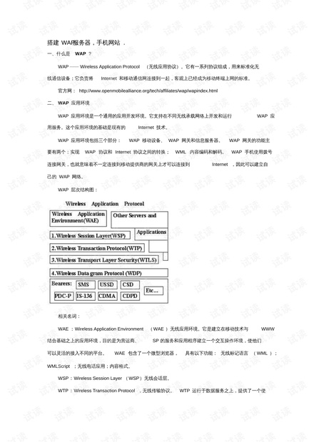 搭建wap无线网站微试卷课版，实践与探索插图