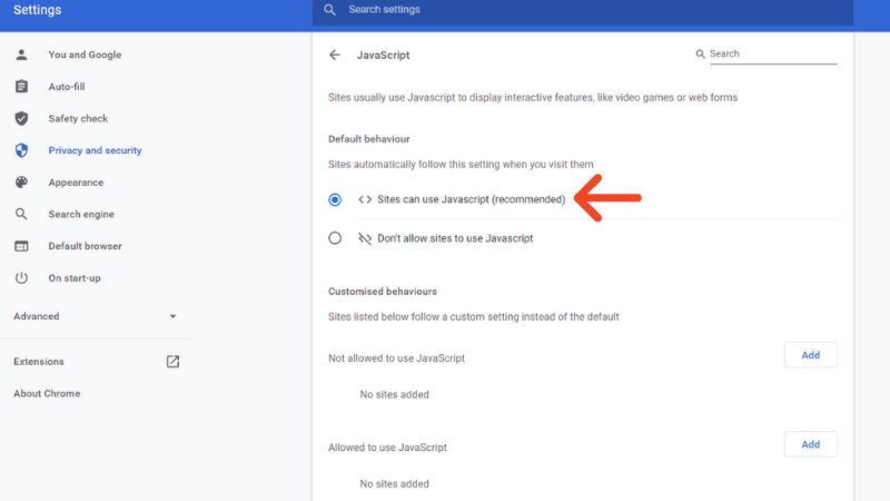 浏览器开启JavaScript功能的方法步骤介绍插图 浏览器开启JavaScript功能的方法步骤介绍插图