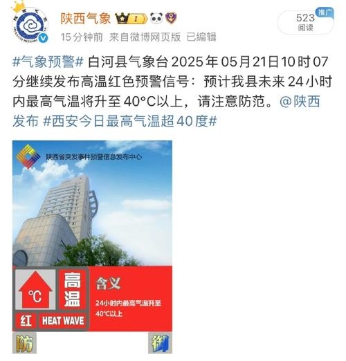 陕西重大气象信息专报发布,高温与沙尘暴预警,生态保护和监测空气质量成防治重点插图 陕西重大气象信息专报发布,高温与沙尘暴预警,生态保护和监测空气质量成防治重点插图