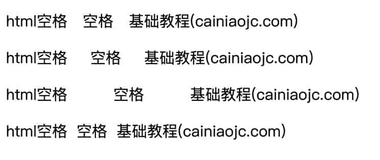 HTML空格符详解，插入非间断空格的方法与技巧插图