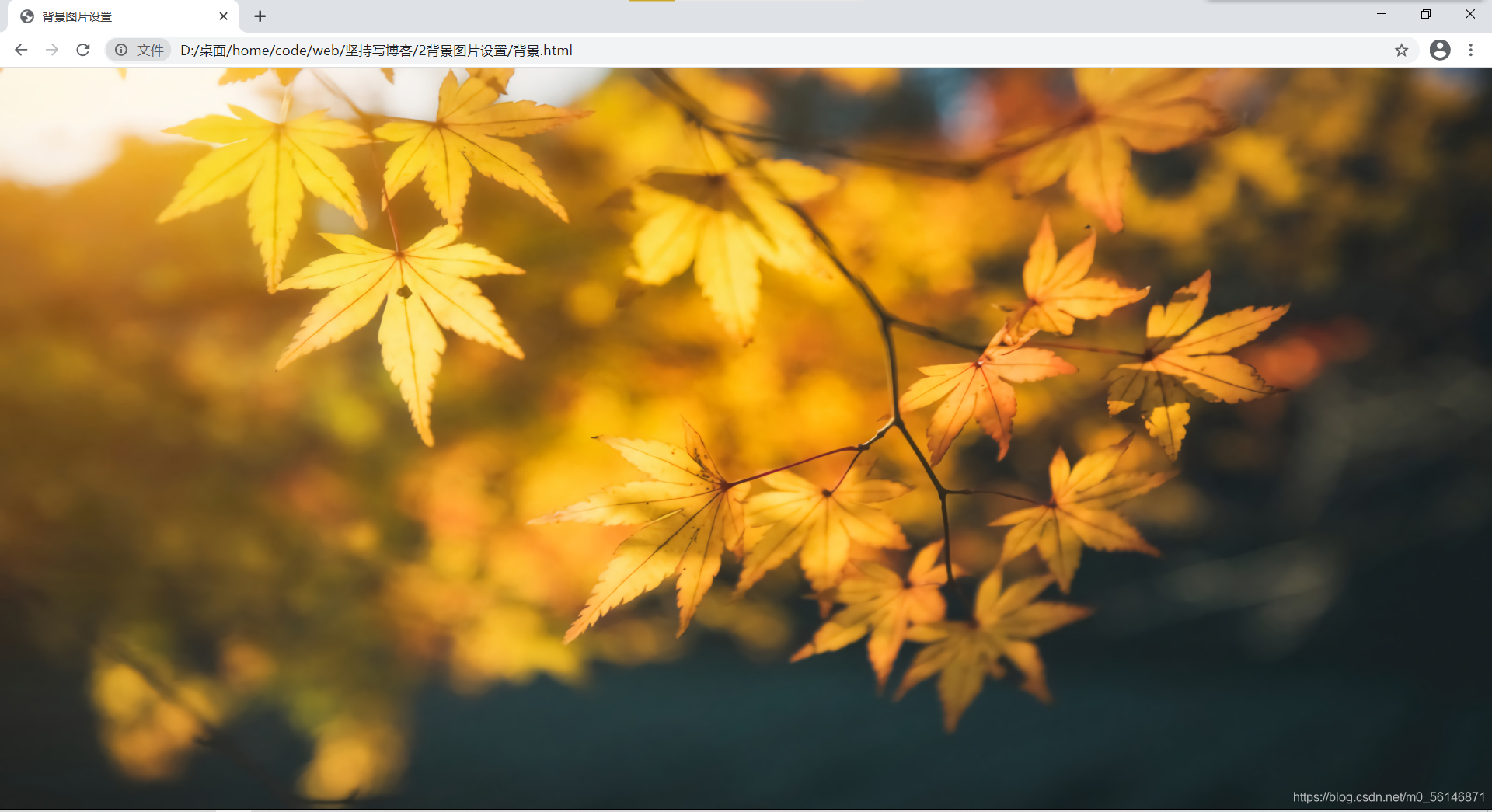 HTML中将图片作为背景的方法插图 HTML中将图片作为背景的方法插图