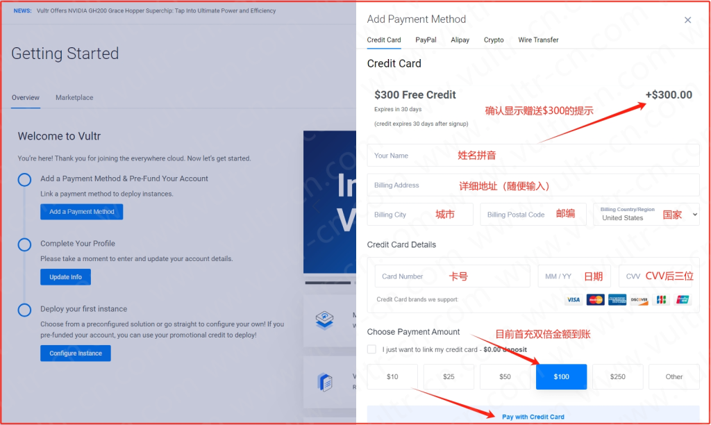 Vultr建站教程，从充值到服务器选购与DNS设置全攻略插图
