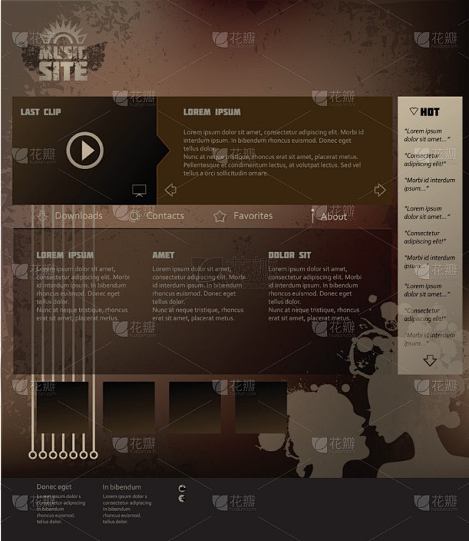音乐网站模板与素材详解，定义、应用、重要性及格式标准，或 短视频制作必备资源站介绍，聚焦音乐背景素材和音效库推荐插图