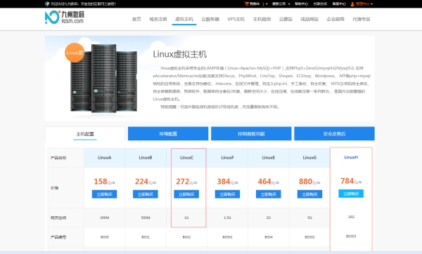 最新虚拟主机推荐，选择套餐与配置，部署彩虹云商城指南插图