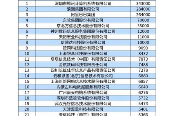 北京IT企业排名及行业概览-踏云行