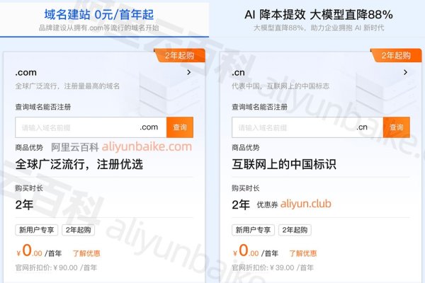 域名注册首年优惠活动-踏云行