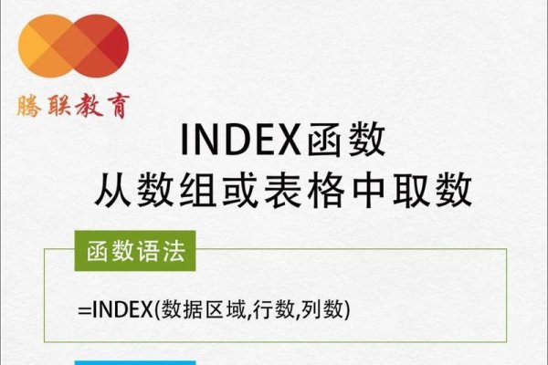 INDEX函数，精准定位与高效检索的电子表格工具-踏云行