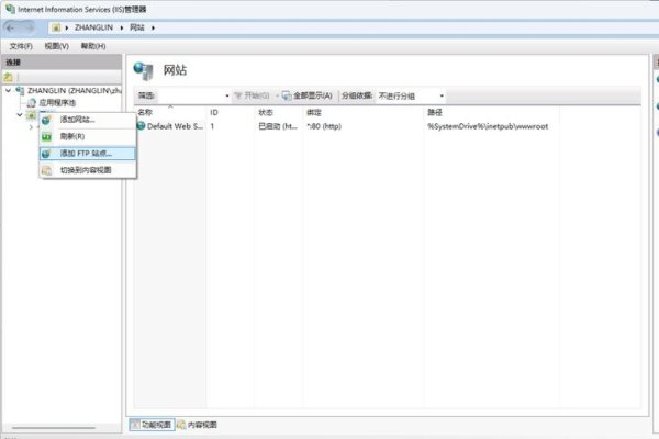 用IIS搭建网站-踏云行